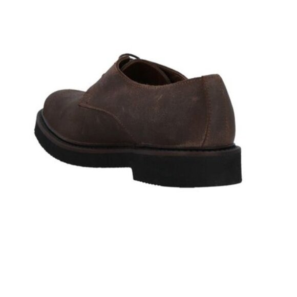 Eleventy Men's Brown Leather Lace-up Derby Shoes 41 NEW - Picture 5 of 16